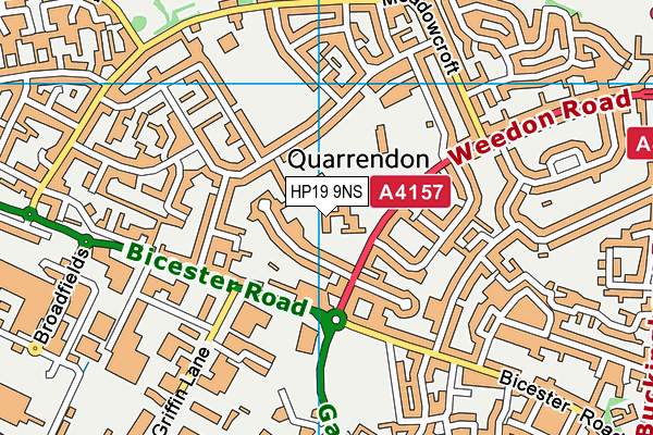HP19 9NS map - OS VectorMap District (Ordnance Survey) HP19 9NS map - OS VectorMap District (Ordnance Survey)
