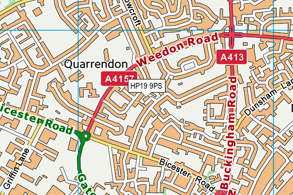 HP19 9PS map - OS VectorMap District (Ordnance Survey) HP19 9PS map - OS VectorMap District (Ordnance Survey)