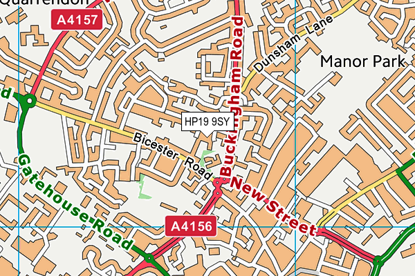 HP19 9SY map - OS VectorMap District (Ordnance Survey) HP19 9SY map - OS VectorMap District (Ordnance Survey)
