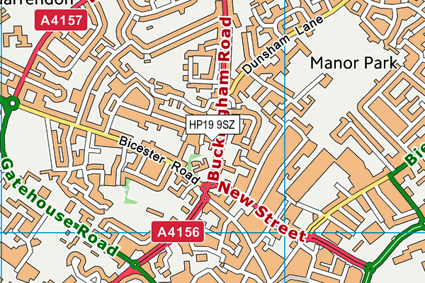 HP19 9SZ map - OS VectorMap District (Ordnance Survey) HP19 9SZ map - OS VectorMap District (Ordnance Survey)