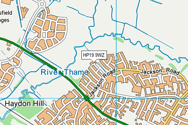HP19 9WZ map - OS VectorMap District (Ordnance Survey) HP19 9WZ map - OS VectorMap District (Ordnance Survey)