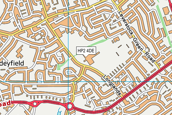 HP2 4DE map - OS VectorMap District (Ordnance Survey) HP2 4DE map - OS VectorMap District (Ordnance Survey)