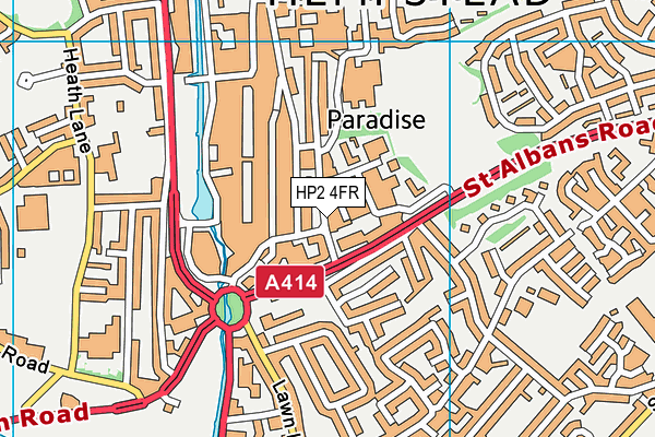 HP2 4FR map - OS VectorMap District (Ordnance Survey) HP2 4FR map - OS VectorMap District (Ordnance Survey)