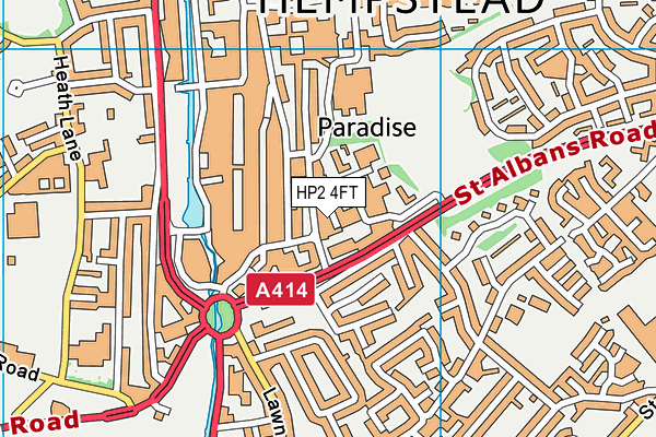 HP2 4FT map - OS VectorMap District (Ordnance Survey) HP2 4FT map - OS VectorMap District (Ordnance Survey)