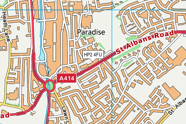 HP2 4FU map - OS VectorMap District (Ordnance Survey) HP2 4FU map - OS VectorMap District (Ordnance Survey)
