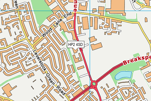 HP2 4SD map - OS VectorMap District (Ordnance Survey) HP2 4SD map - OS VectorMap District (Ordnance Survey)