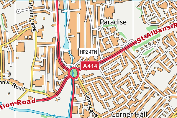 HP2 4TN map - OS VectorMap District (Ordnance Survey) HP2 4TN map - OS VectorMap District (Ordnance Survey)