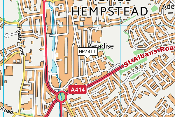 HP2 4TT map - OS VectorMap District (Ordnance Survey) HP2 4TT map - OS VectorMap District (Ordnance Survey)