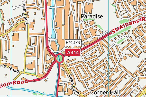 HP2 4XN map - OS VectorMap District (Ordnance Survey) HP2 4XN map - OS VectorMap District (Ordnance Survey)