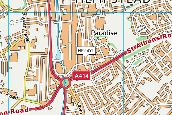 HP2 4YL map - OS VectorMap District (Ordnance Survey) HP2 4YL map - OS VectorMap District (Ordnance Survey)