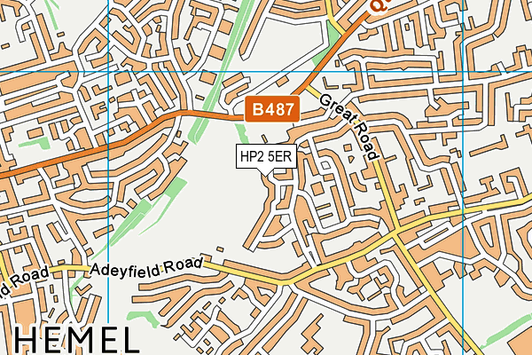 HP2 5ER map - OS VectorMap District (Ordnance Survey) HP2 5ER map - OS VectorMap District (Ordnance Survey)