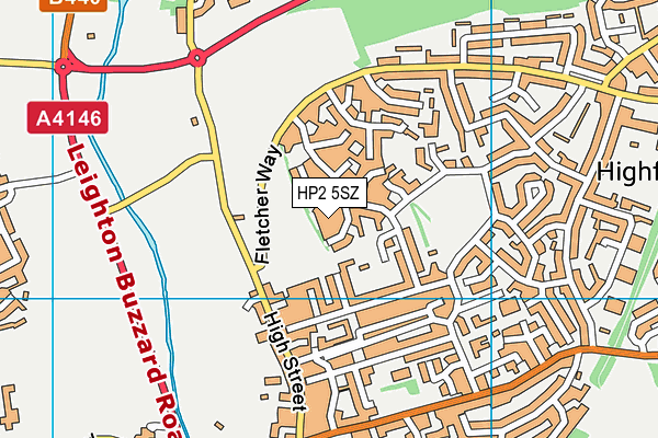 HP2 5SZ map - OS VectorMap District (Ordnance Survey) HP2 5SZ map - OS VectorMap District (Ordnance Survey)