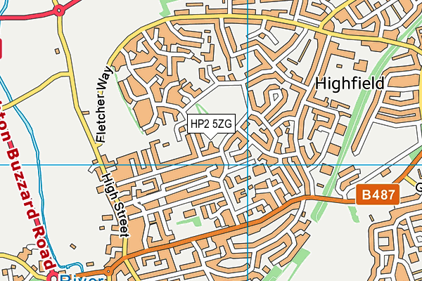 HP2 5ZG map - OS VectorMap District (Ordnance Survey) HP2 5ZG map - OS VectorMap District (Ordnance Survey)