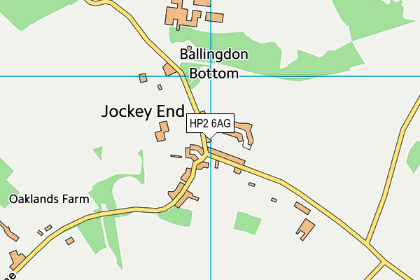 HP2 6AG map - OS VectorMap District (Ordnance Survey)