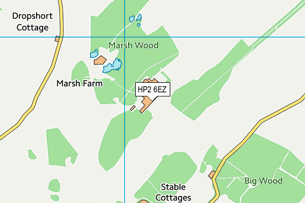 HP2 6EZ map - OS VectorMap District (Ordnance Survey) HP2 6EZ map - OS VectorMap District (Ordnance Survey)