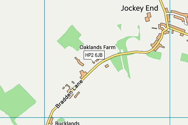 HP2 6JB map - OS VectorMap District (Ordnance Survey) HP2 6JB map - OS VectorMap District (Ordnance Survey)