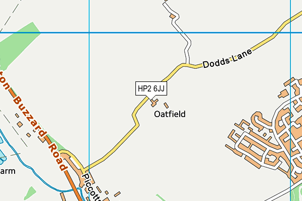 HP2 6JJ map - OS VectorMap District (Ordnance Survey) HP2 6JJ map - OS VectorMap District (Ordnance Survey)