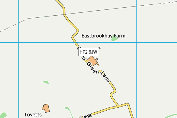 HP2 6JW map - OS VectorMap District (Ordnance Survey) HP2 6JW map - OS VectorMap District (Ordnance Survey)