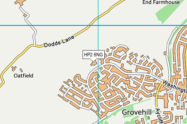 HP2 6NG map - OS VectorMap District (Ordnance Survey) HP2 6NG map - OS VectorMap District (Ordnance Survey)