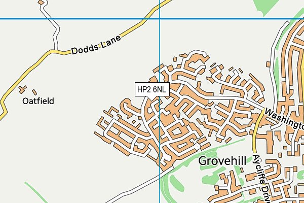 HP2 6NL map - OS VectorMap District (Ordnance Survey) HP2 6NL map - OS VectorMap District (Ordnance Survey)