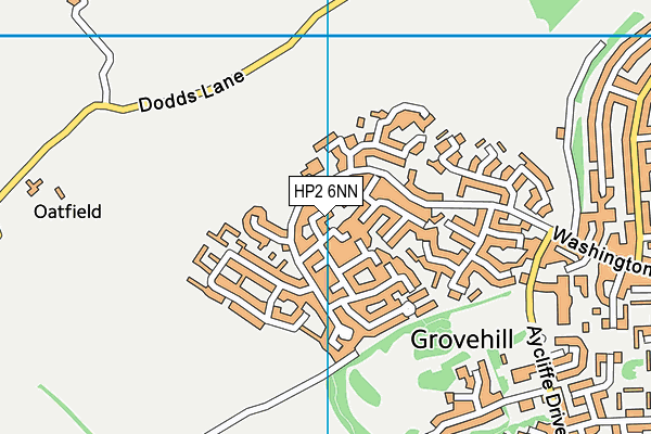 HP2 6NN map - OS VectorMap District (Ordnance Survey) HP2 6NN map - OS VectorMap District (Ordnance Survey)