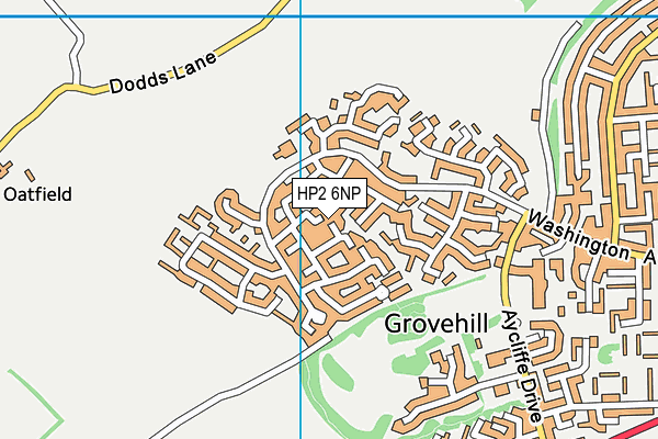 HP2 6NP map - OS VectorMap District (Ordnance Survey) HP2 6NP map - OS VectorMap District (Ordnance Survey)