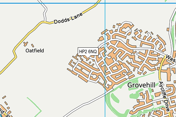HP2 6NQ map - OS VectorMap District (Ordnance Survey) HP2 6NQ map - OS VectorMap District (Ordnance Survey)