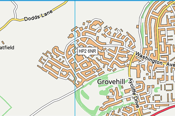 HP2 6NR map - OS VectorMap District (Ordnance Survey) HP2 6NR map - OS VectorMap District (Ordnance Survey)