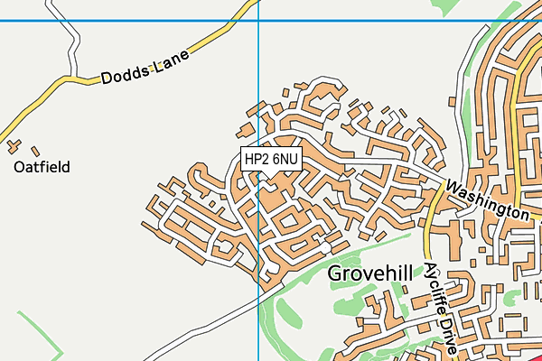 HP2 6NU map - OS VectorMap District (Ordnance Survey) HP2 6NU map - OS VectorMap District (Ordnance Survey)