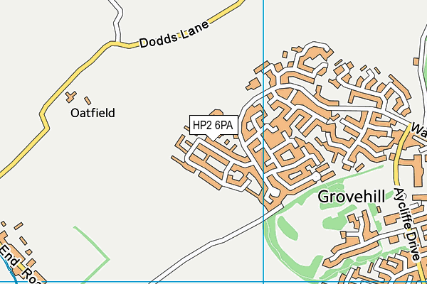HP2 6PA map - OS VectorMap District (Ordnance Survey) HP2 6PA map - OS VectorMap District (Ordnance Survey)