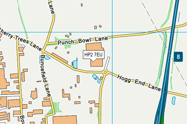 HP2 7EU map - OS VectorMap District (Ordnance Survey) HP2 7EU map - OS VectorMap District (Ordnance Survey)