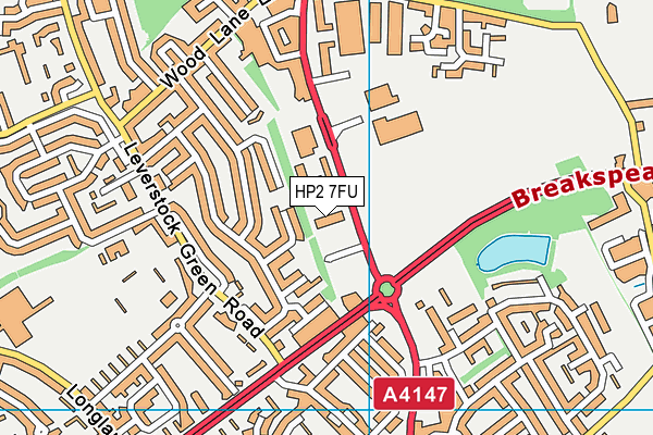 HP2 7FU map - OS VectorMap District (Ordnance Survey) HP2 7FU map - OS VectorMap District (Ordnance Survey)