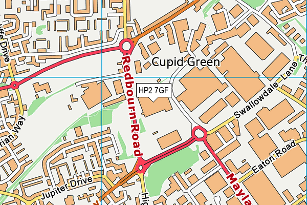 HP2 7GF map - OS VectorMap District (Ordnance Survey) HP2 7GF map - OS VectorMap District (Ordnance Survey)