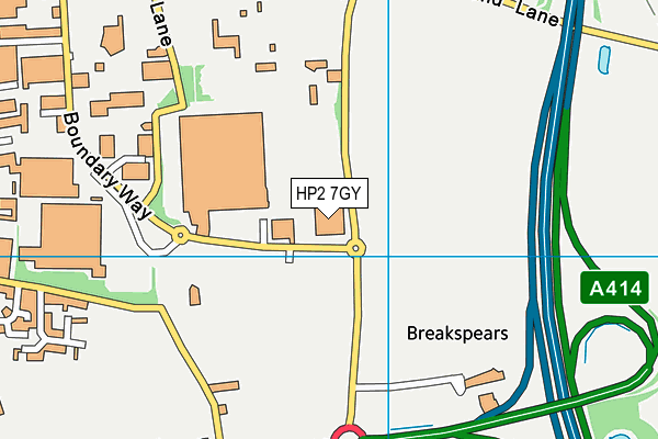 HP2 7GY map - OS VectorMap District (Ordnance Survey) HP2 7GY map - OS VectorMap District (Ordnance Survey)