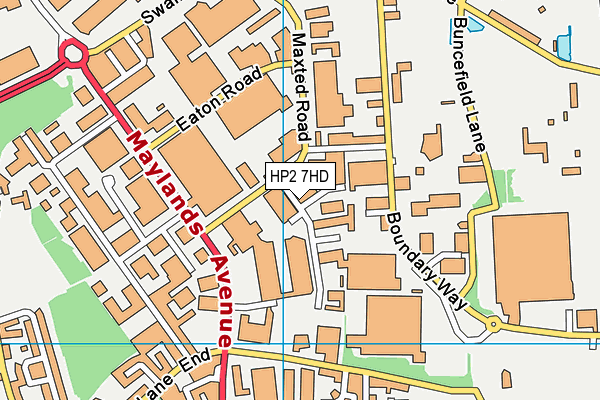 HP2 7HD map - OS VectorMap District (Ordnance Survey) HP2 7HD map - OS VectorMap District (Ordnance Survey)