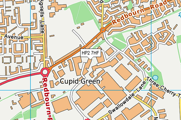 HP2 7HF map - OS VectorMap District (Ordnance Survey) HP2 7HF map - OS VectorMap District (Ordnance Survey)