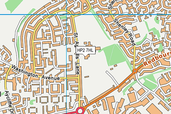 HP2 7HL map - OS VectorMap District (Ordnance Survey) HP2 7HL map - OS VectorMap District (Ordnance Survey)