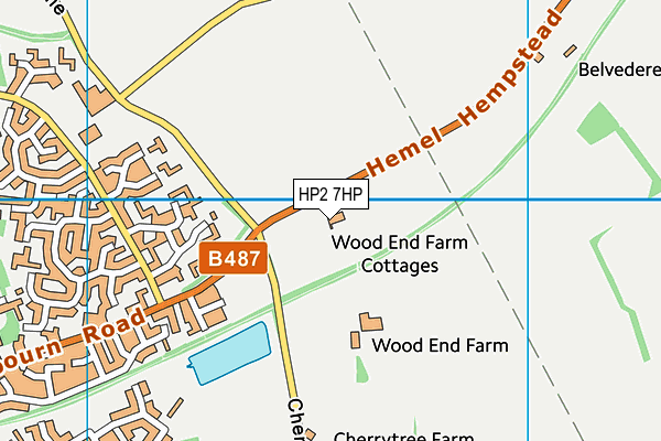 HP2 7HP map - OS VectorMap District (Ordnance Survey) HP2 7HP map - OS VectorMap District (Ordnance Survey)