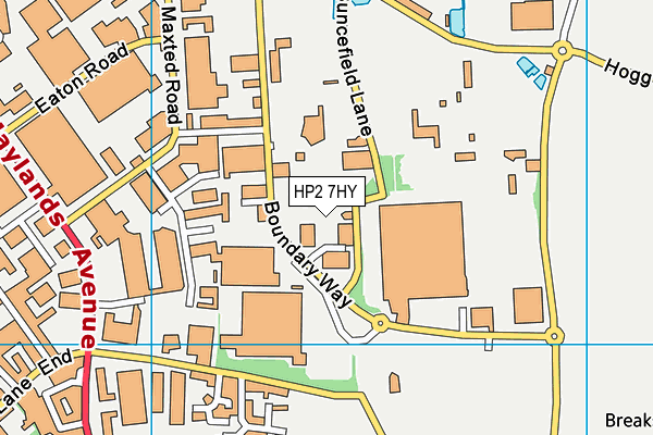 HP2 7HY map - OS VectorMap District (Ordnance Survey) HP2 7HY map - OS VectorMap District (Ordnance Survey)