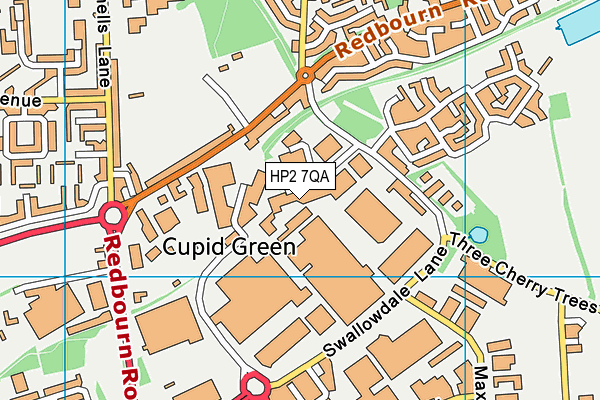 HP2 7QA map - OS VectorMap District (Ordnance Survey) HP2 7QA map - OS VectorMap District (Ordnance Survey)