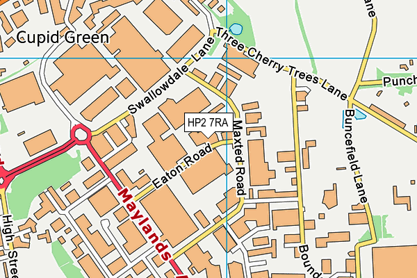 HP2 7RA map - OS VectorMap District (Ordnance Survey) HP2 7RA map - OS VectorMap District (Ordnance Survey)