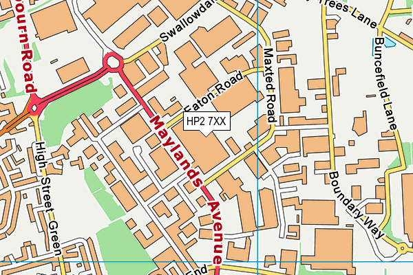 HP2 7XX map - OS VectorMap District (Ordnance Survey) HP2 7XX map - OS VectorMap District (Ordnance Survey)