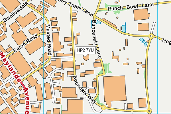 HP2 7YU map - OS VectorMap District (Ordnance Survey) HP2 7YU map - OS VectorMap District (Ordnance Survey)