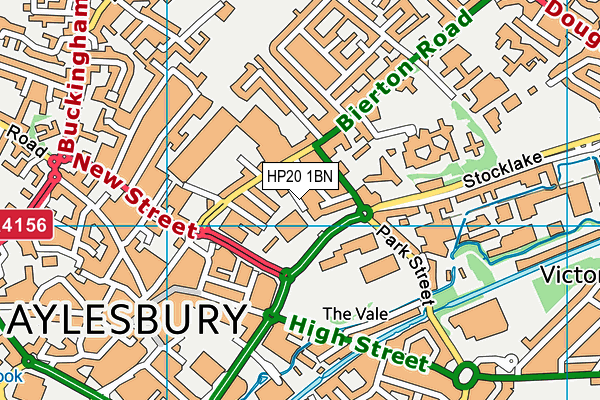 HP20 1BN map - OS VectorMap District (Ordnance Survey)