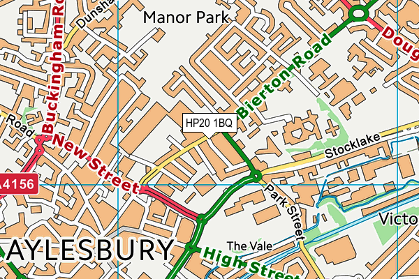 HP20 1BQ map - OS VectorMap District (Ordnance Survey)