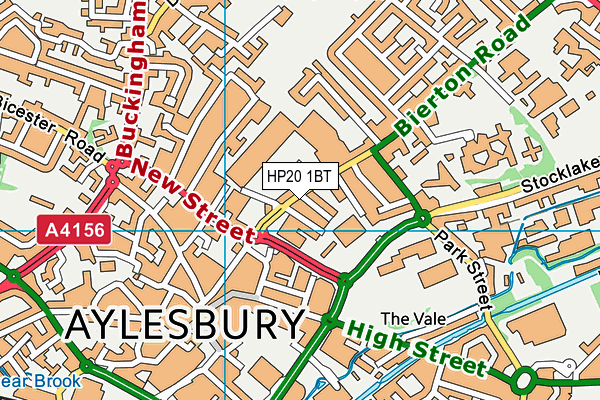HP20 1BT map - OS VectorMap District (Ordnance Survey)