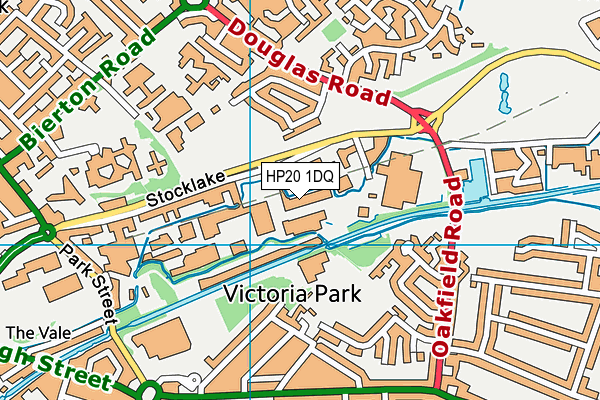 HP20 1DQ map - OS VectorMap District (Ordnance Survey)