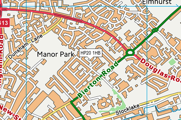 HP20 1HB map - OS VectorMap District (Ordnance Survey) HP20 1HB map - OS VectorMap District (Ordnance Survey)