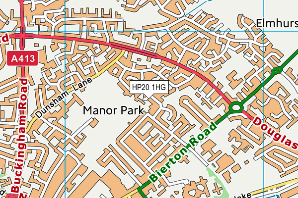 HP20 1HG map - OS VectorMap District (Ordnance Survey) HP20 1HG map - OS VectorMap District (Ordnance Survey)