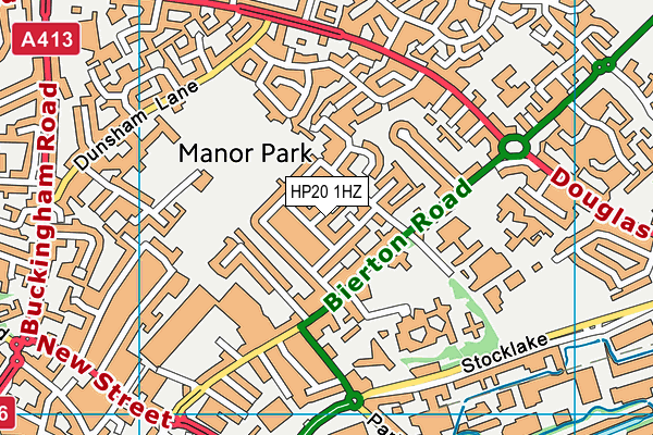 HP20 1HZ map - OS VectorMap District (Ordnance Survey) HP20 1HZ map - OS VectorMap District (Ordnance Survey)